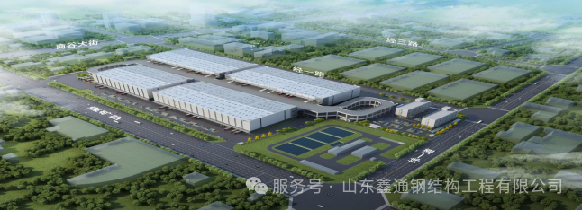 廊坊三和星谊智能物流仓库钢结构项目